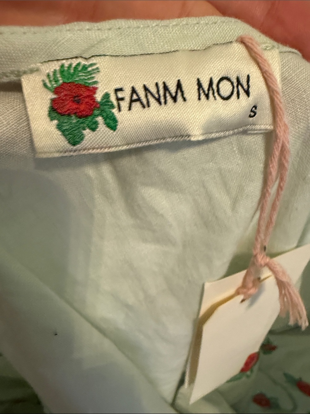 NWT Fanm Mon Datchna one shoulder embroidered jumpsuit - Picture 8 of 10